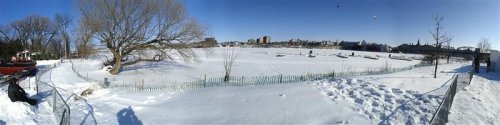 Ottawa: looking across the river to Parliament Hill (Panoramic)