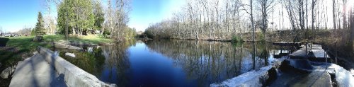 Walters Falls - Panoramic of the Mill Pond