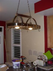 New pan rack with lights!