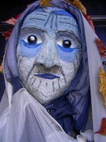 Blue-faced Crone