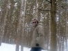 Alton Mill in winter - walking in the woods