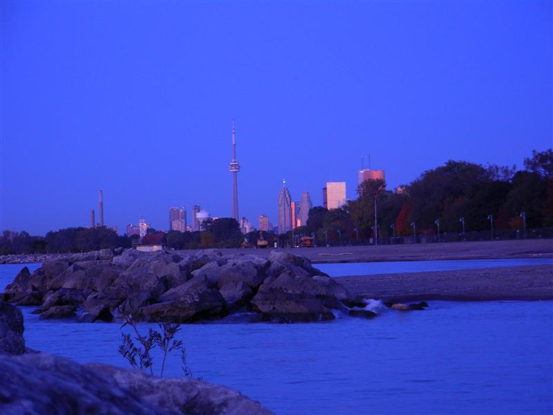 CN Tower at Dawn from the Eastern Beaches