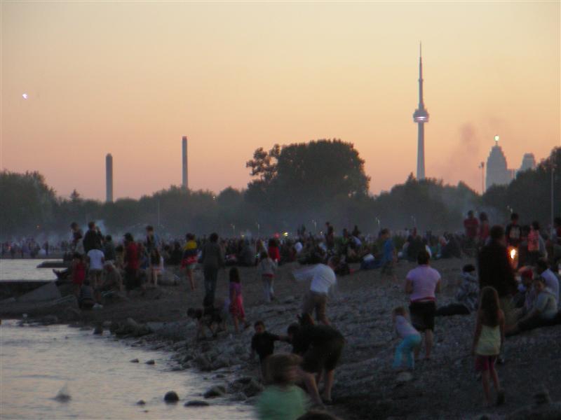 CN Tower from Woodbine Beach, Victoria Day 2010