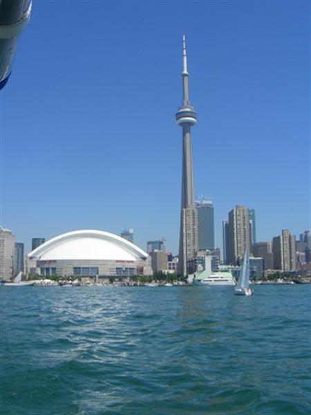 CN Tower & Rogers Centre from the water