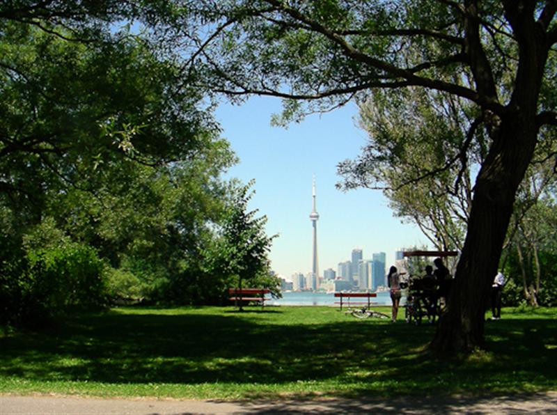 CN Tower from Toronto Islands