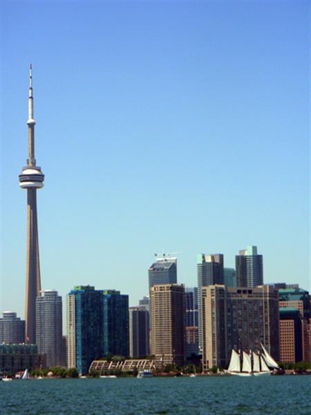 CN Tower from Toronto Islands