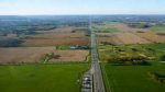A Typical Ontario Road Through the Hills and Fields