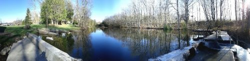 Walters Falls - Panoramic of the Mill Pond