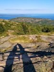 Strange shadows on Cadillac Mountain