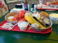 The classic lobster dinner
