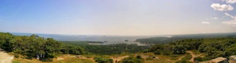 Camden Hills State Park - view from Mount Battie