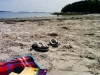 The beach at Birch Point, ME