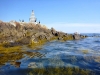 Paddling round the headland to Owls Head