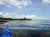 Paddling below the Lighthouse