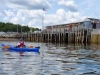 Paddling into Owls Head Harbour
