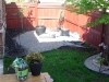 Back garden, before planting