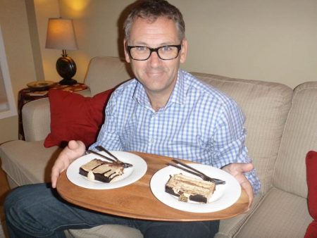 Paul with cake