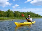 Paddling the Kagawong River