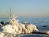 Ice transformations on the shore