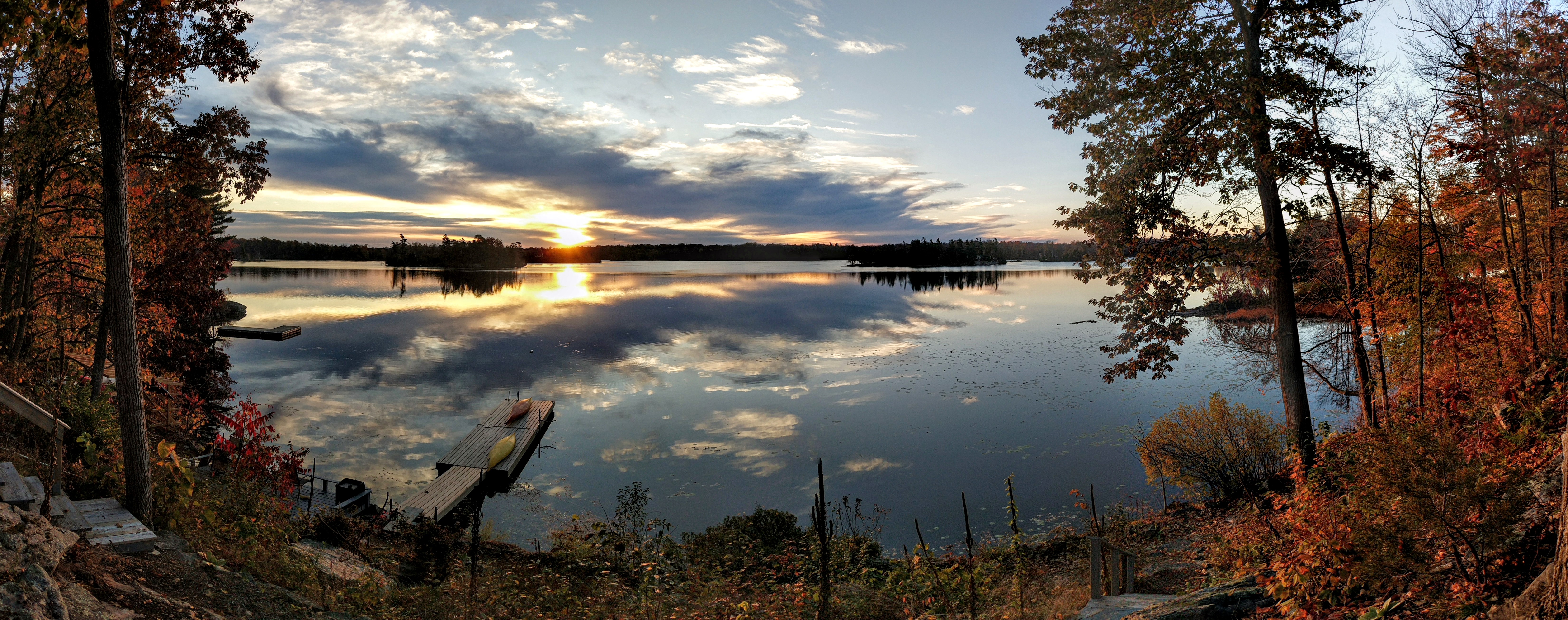 Cranberry Lake in Fall