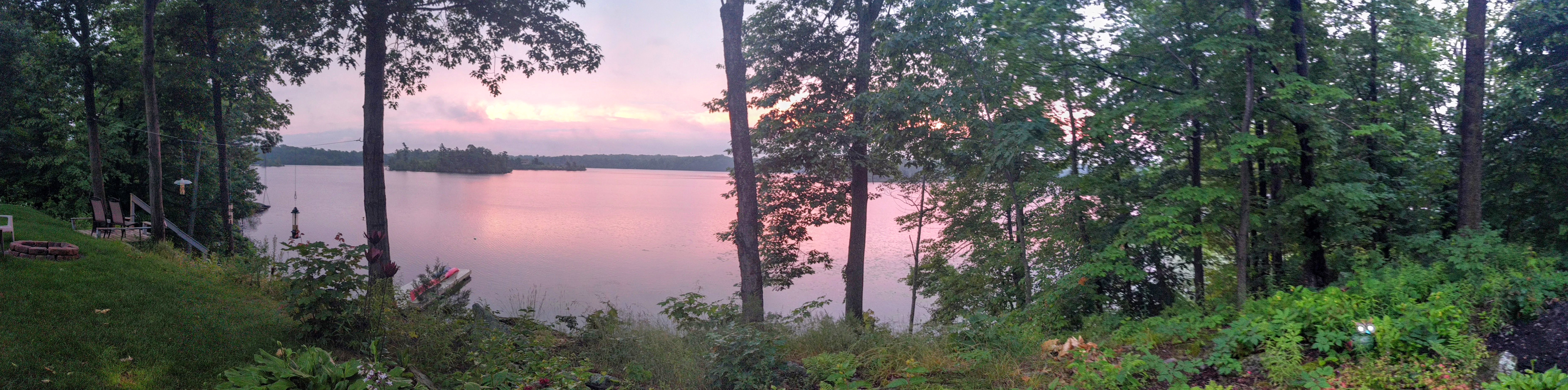 Sunrise on Cranberry Lake